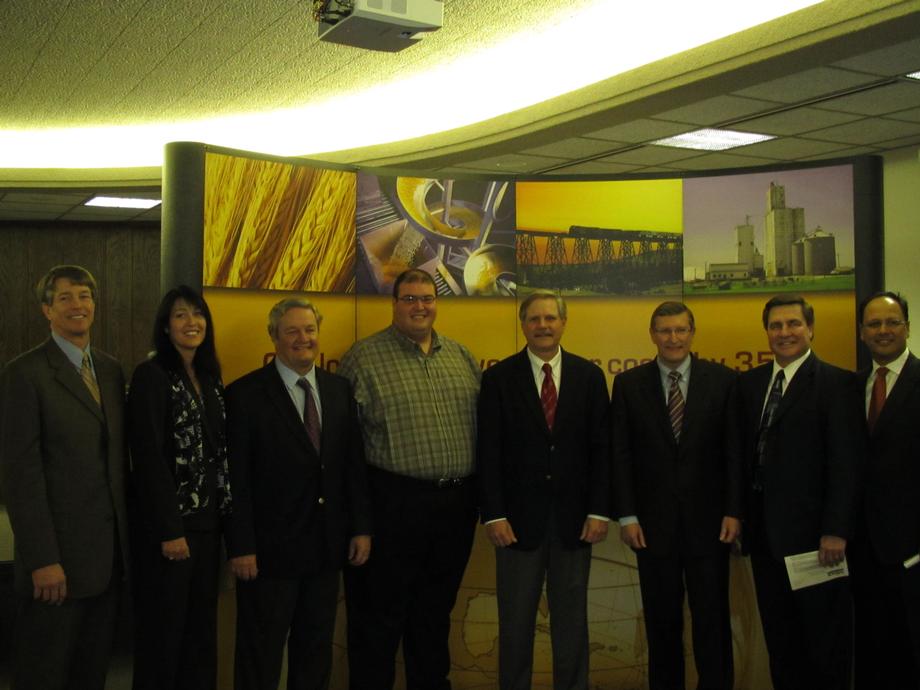 United Pulse Trading Expansion-November 2011- Senator Hoeven joins United Pulse Trading in announcing plans to expand its pulse production operation to Minot. Click for more information on the expansion: http://goo.gl/i7oi1